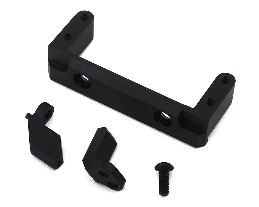 SSD RC Capra Aluminum Servo Mount Set (Black)