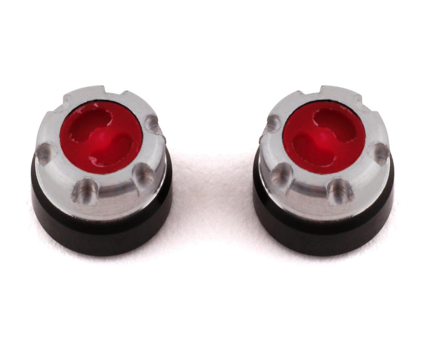 SSD RC 1/24 Scale Locking Hubs (Red) (2)