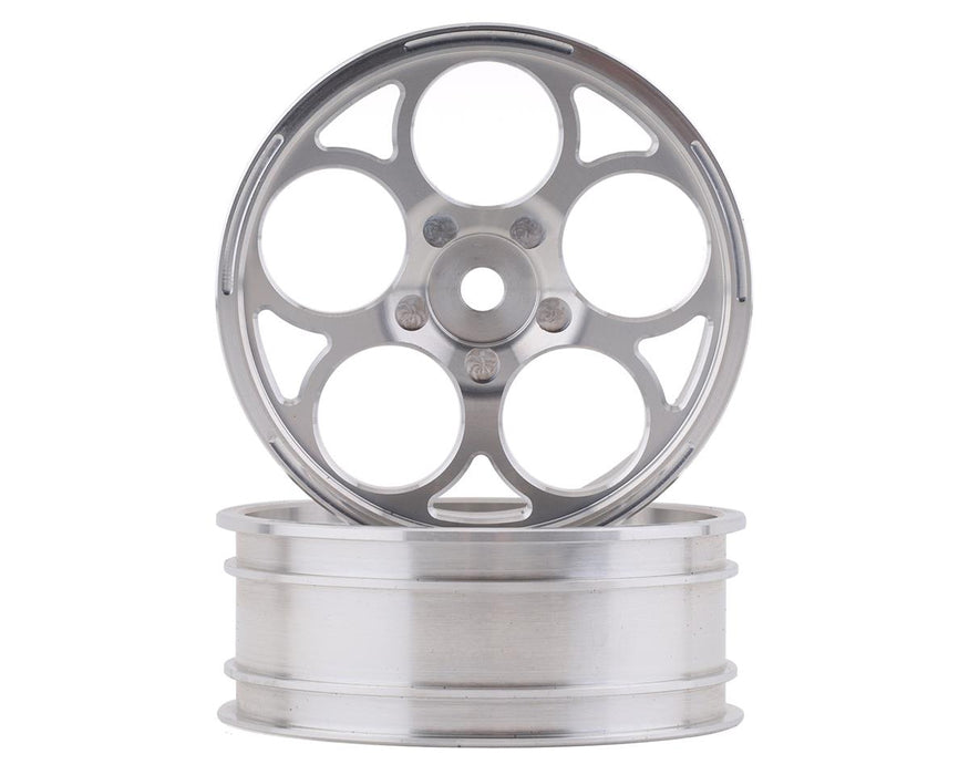 SSD RC 5 Hole Aluminum Front 2.2” Drag Racing Wheels (Silver) (2)