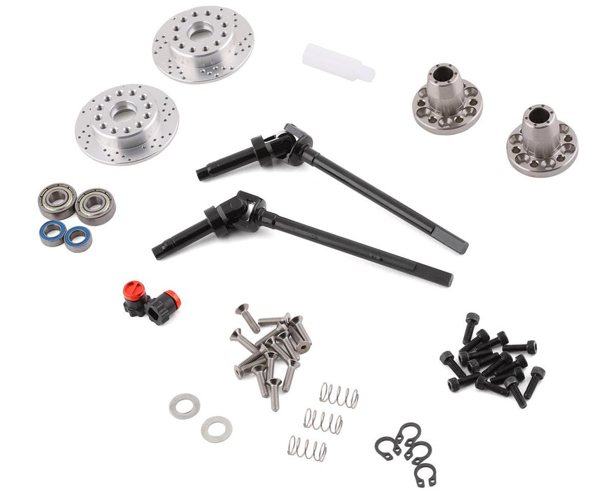 SSD RC SCX10 II/Enduro Manual Locking Hub Kit