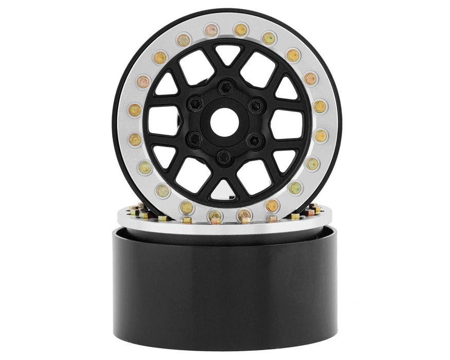 SSD RC 1.9"" Boxer Beadlock Wheels (Black)