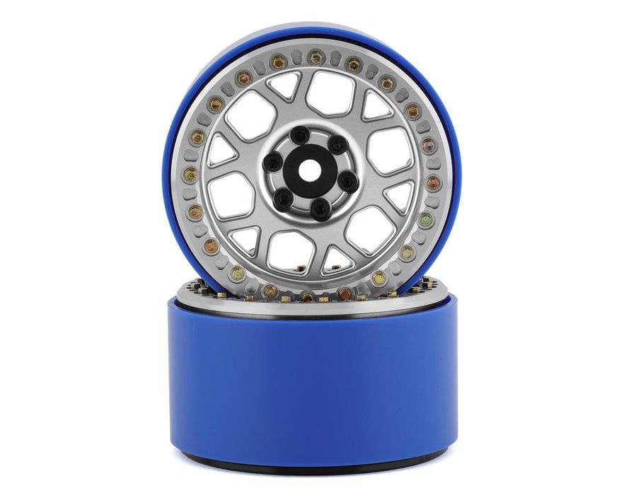 SSD RC 2.2” Boxer PL Beadlock Wheels (Silver) (2)