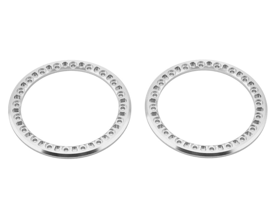 SSD RC 2.2” Aluminum Beadlock Rings (Silver) (2)