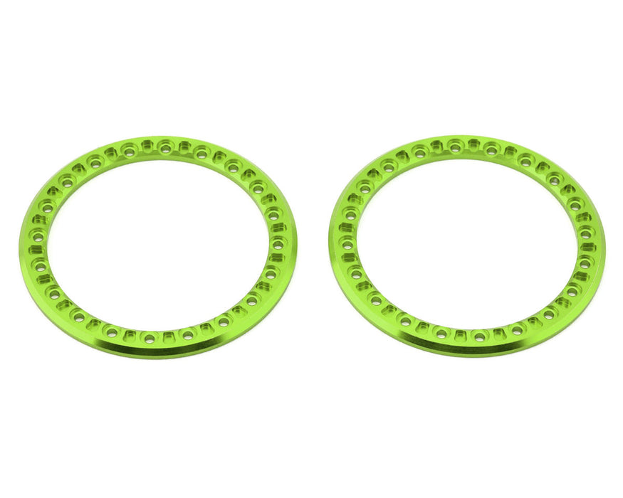 SSD RC 2.2” Aluminum Beadlock Rings (Green) (2)