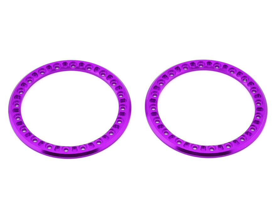 Anneaux Beadlock en aluminium SSD RC 2,2" (Violet) (2)