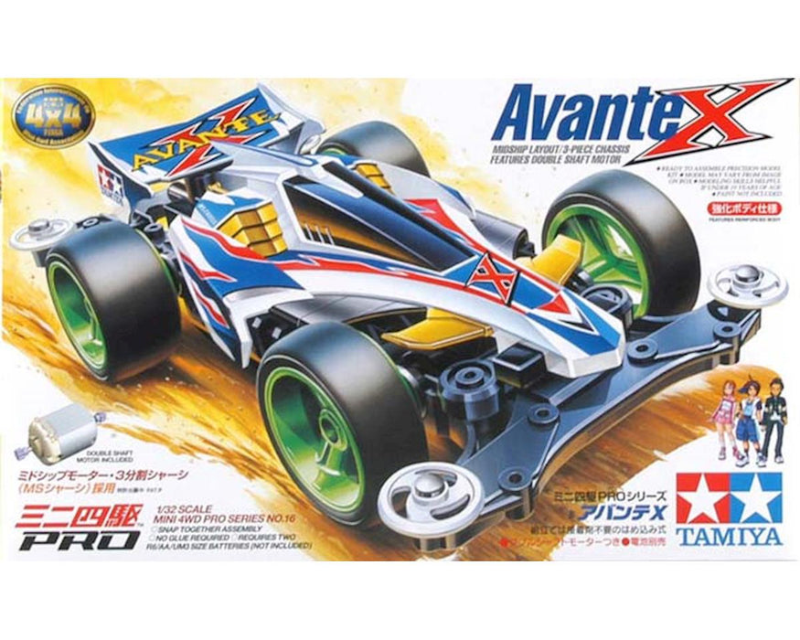 Tamiya 1/32 JR Avante X MS Châssis Mini 4WD Kit