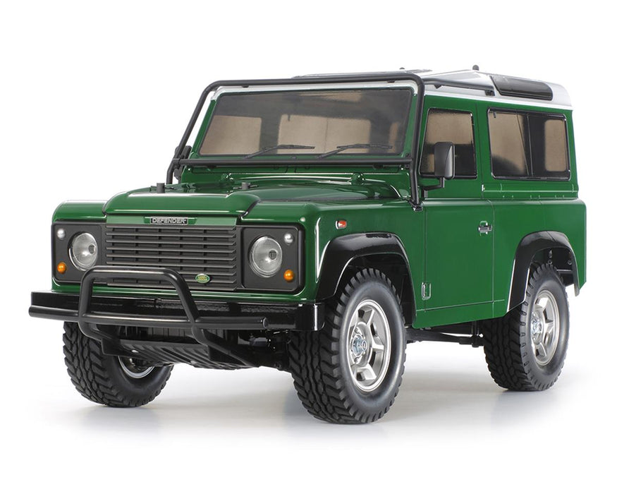 Ensemble de carrosserie Tamiya Land Rover Defender 90 (transparent)