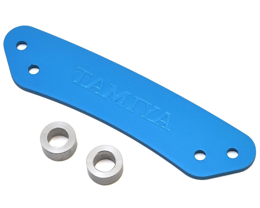 Tamiya TT-01 Butée de pare-chocs en aluminium (bleu)