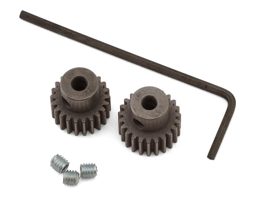 Tamiya 48P Metal Pinion Gears (3.17mm Bore) (22T/23T)