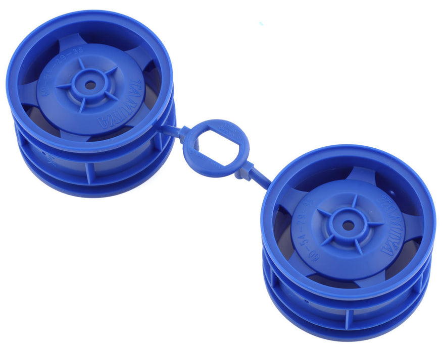 Roues de buggy arrière 2WD Tamiya Star Dish (bleu) (2)