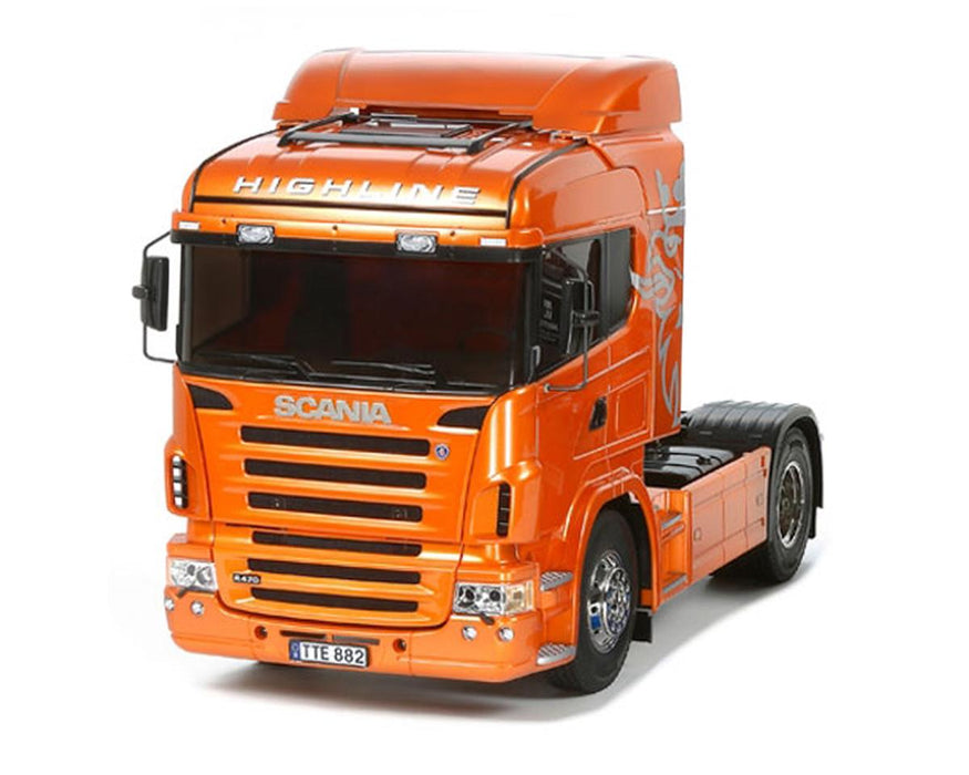 Tamiya 1/14 Scania R470 Highline Semi Orange Edition