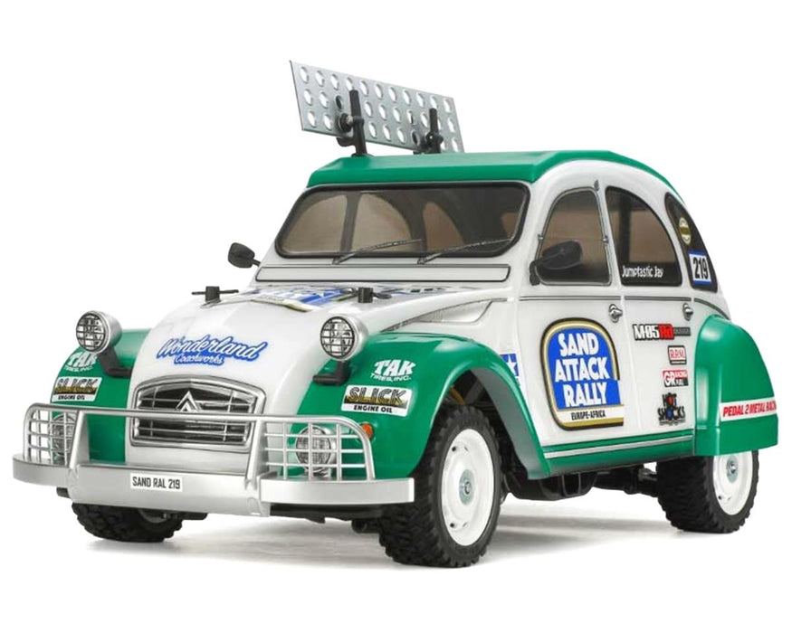 Kit de voiture de rallye électrique Tamiya Citroën 2 CV 1/10 FWD (M-05Ra)