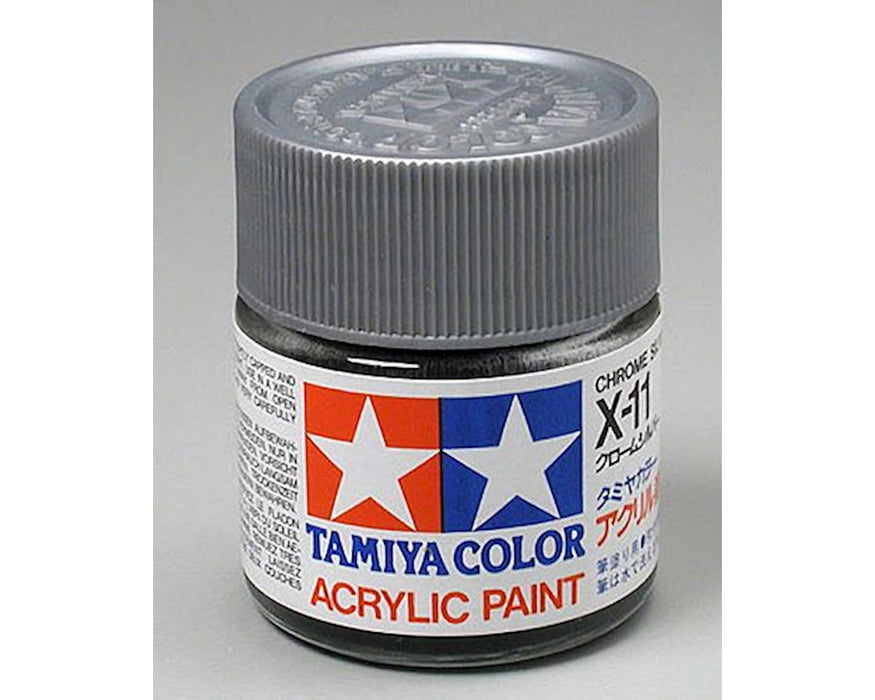 Acrylique X11 Brillant,Chrome Argent