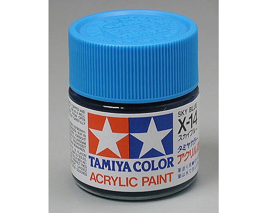 Acrylique X14 Brillant, Bleu Ciel