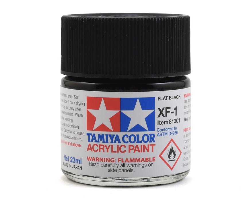 Acrylique XF1 Noir Mat