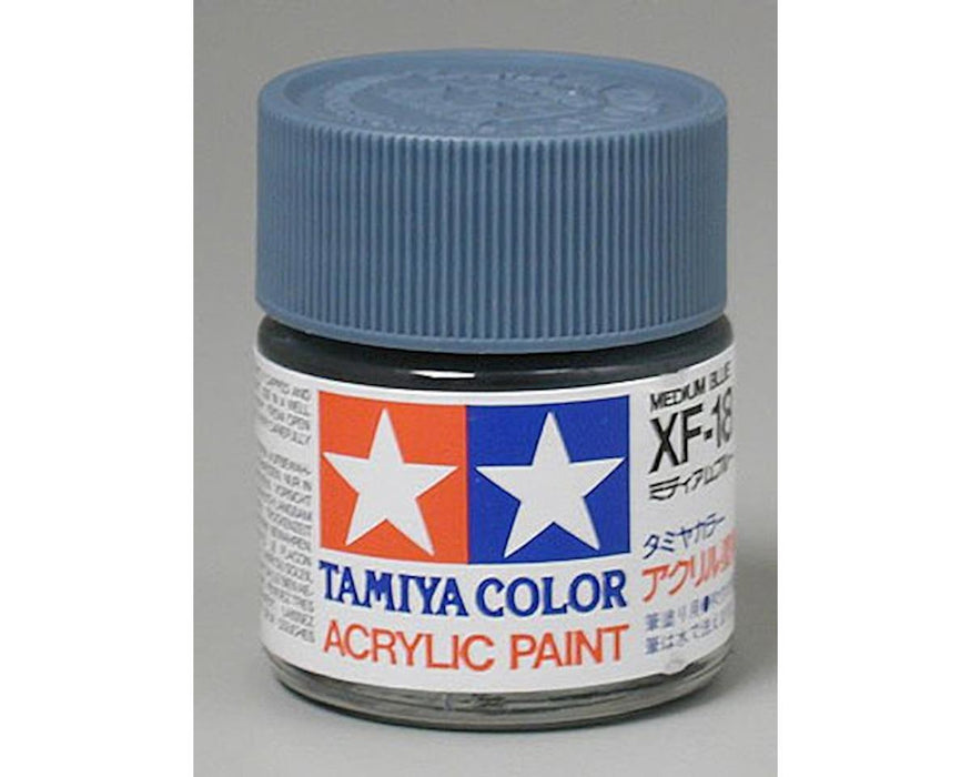 Acrylique XF18 plat, bleu moyen