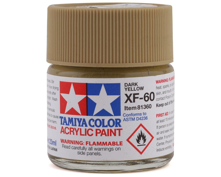 Acrylique XF60, jaune foncé mat