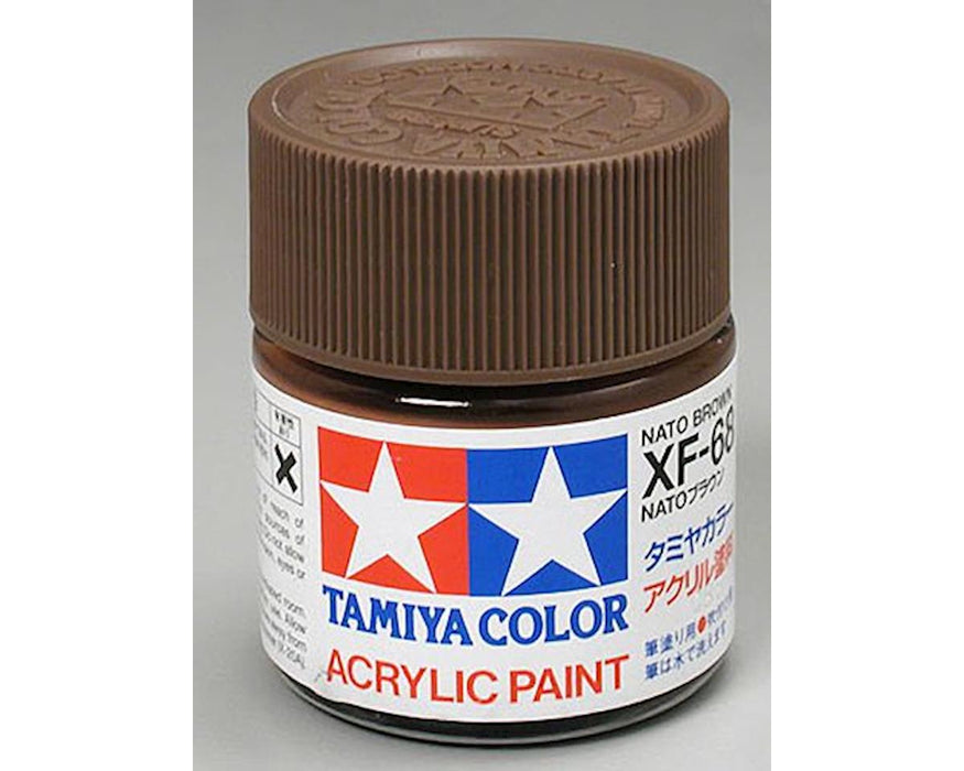 Acrylique XF68, marron OTAN