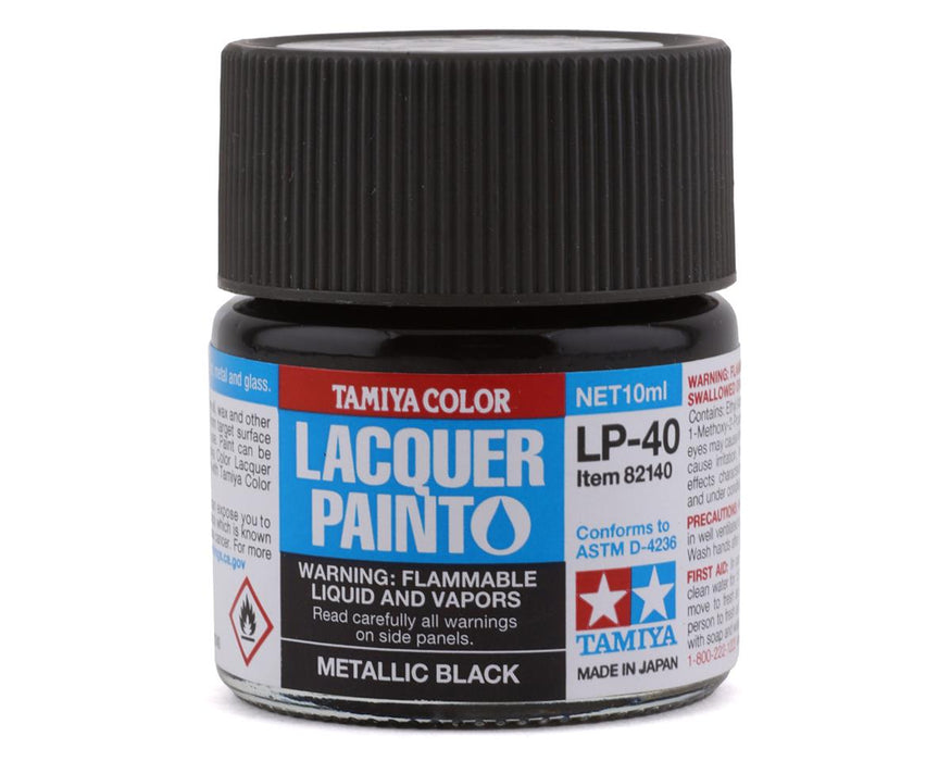 Peinture Laque LP-40 Noir Métallisé 10 ML