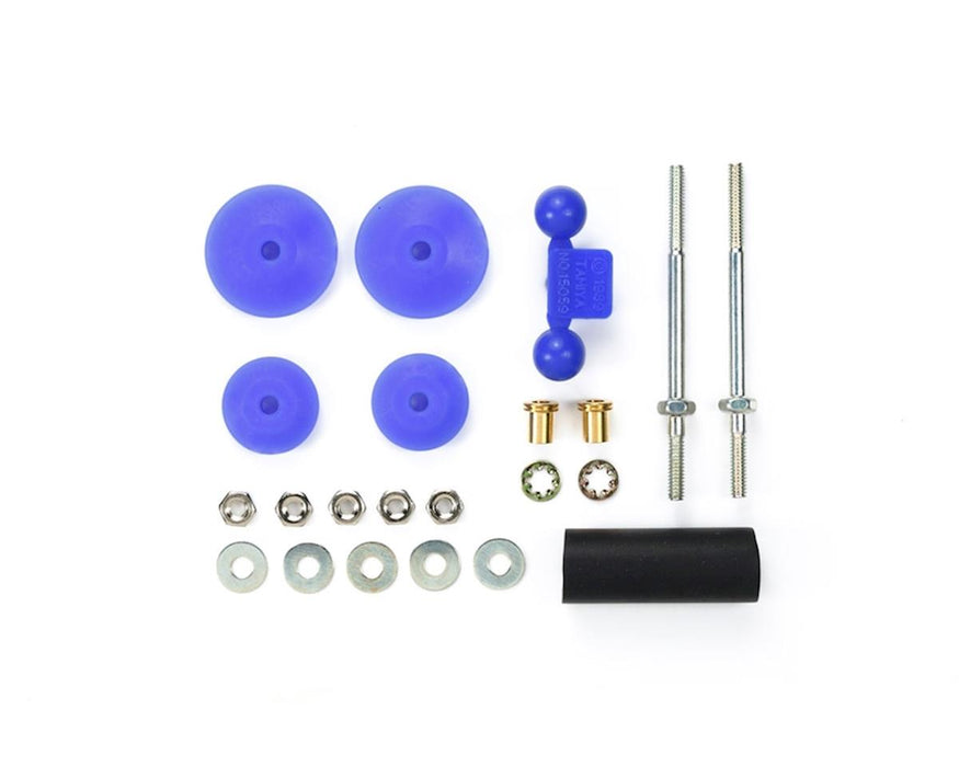 Tamiya JR Jeu de têtes stabilisatrices de grand diamètre 11/15 mm (Bleu)