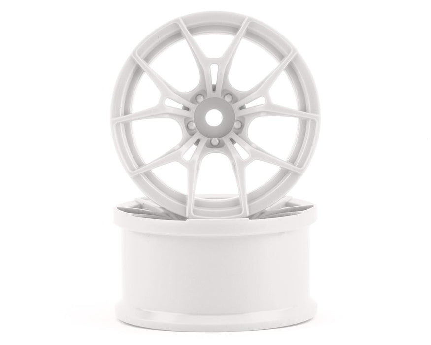 Topline FX Sport Multi-Spoke Drift Wheels (White) (2) (6mm Offset)