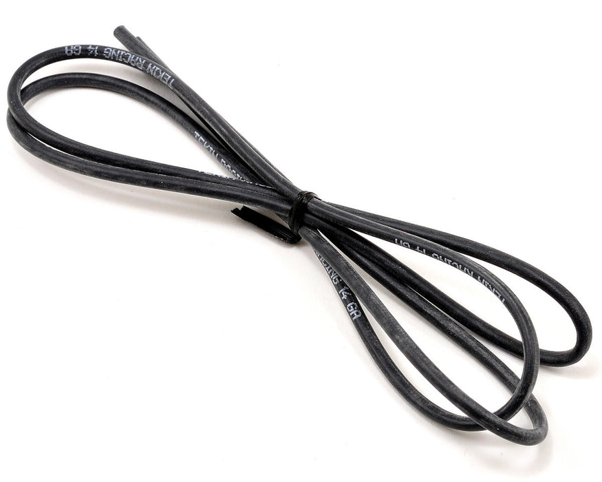 Fil d'alimentation en silicone Tekin 14awg (noir) (3')