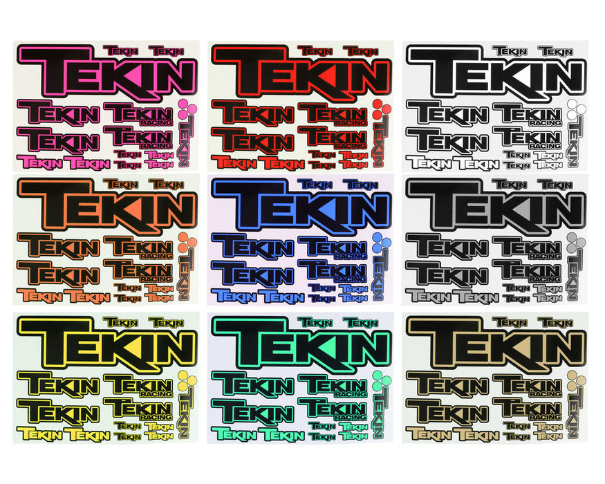 Tekin 3x5 Multi-Color Decal Set (9)