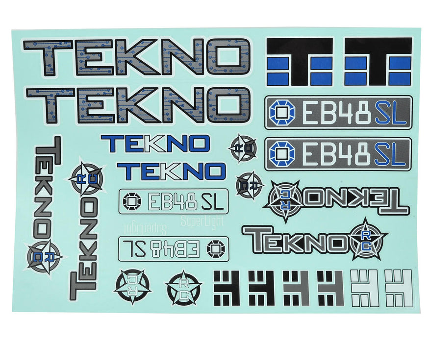 Feuille de décalcomanies Tekno RC EB48SL