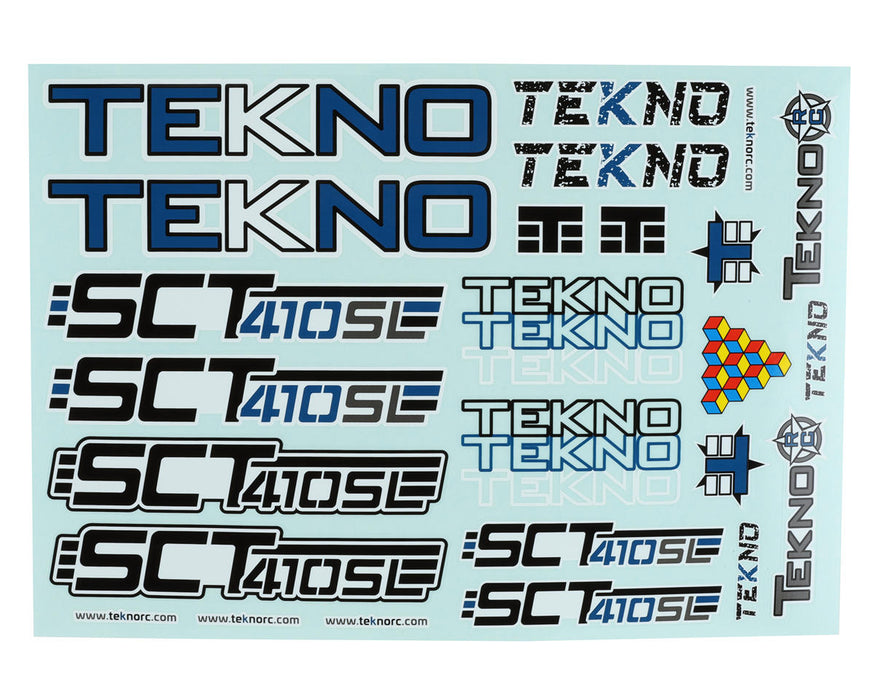 Tekno RC SCT410SL Decal Sheet