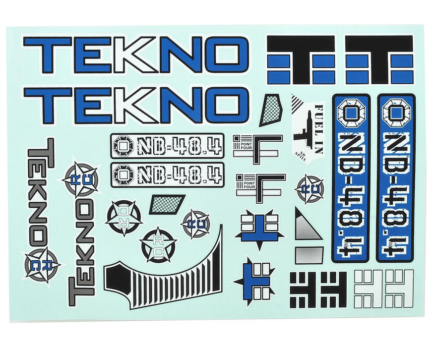 Tekno RC NB48.4 Decal Sheet