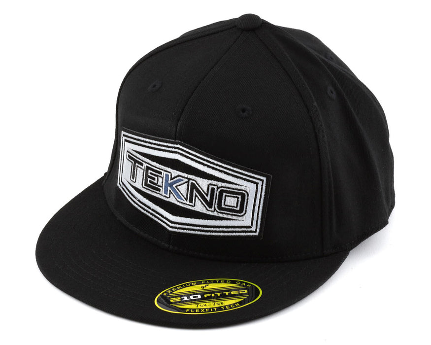 Casquette Tekno RC « Flat Bill » FlexFit WOOLY (Noir) (S/M)