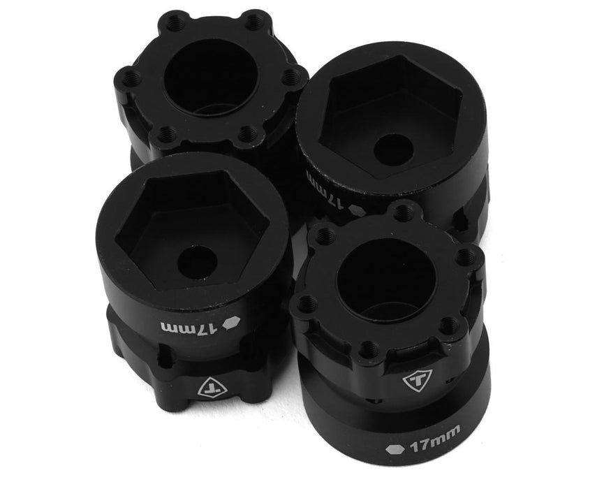 Treal Hobby 2.6" Monster Truck Wheel 17mm Hex Adapters (Black) (4)