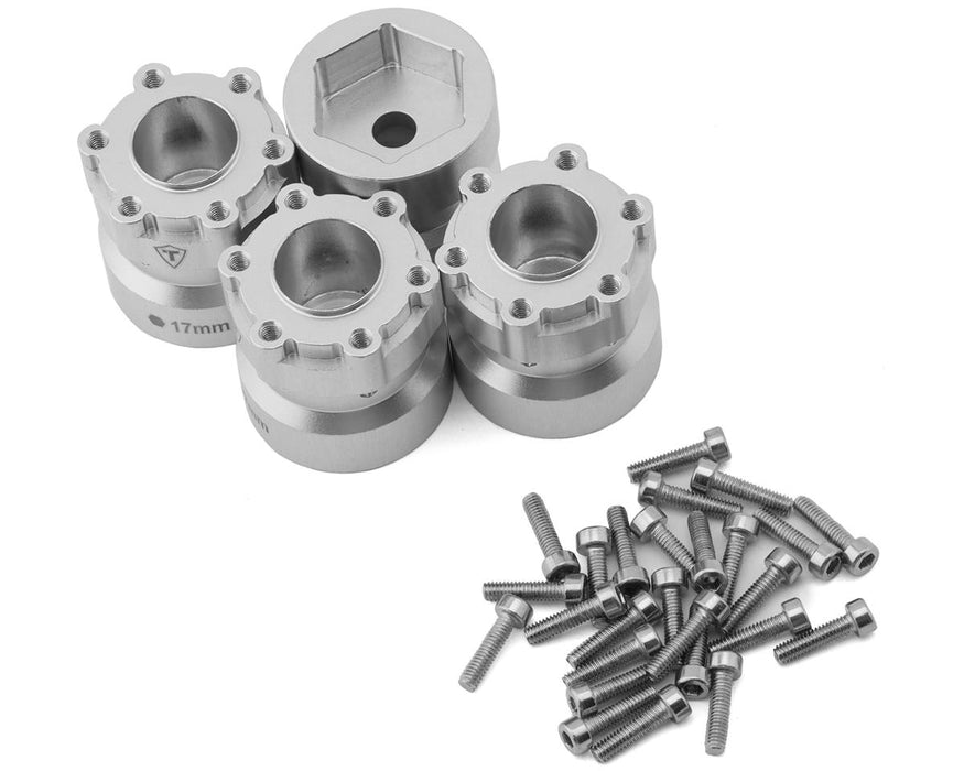 Treal Hobby 2.6" Monster Truck Wheel 17mm Hex Adapters (Silver) (4)