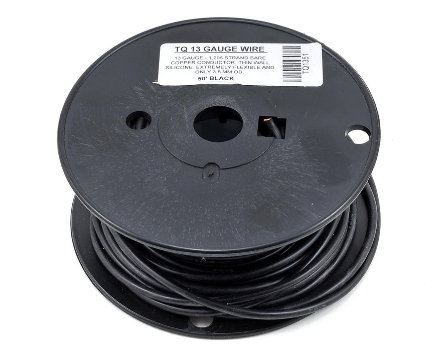 TQ Wire Silicon Wire (Black) (50') (13AWG)