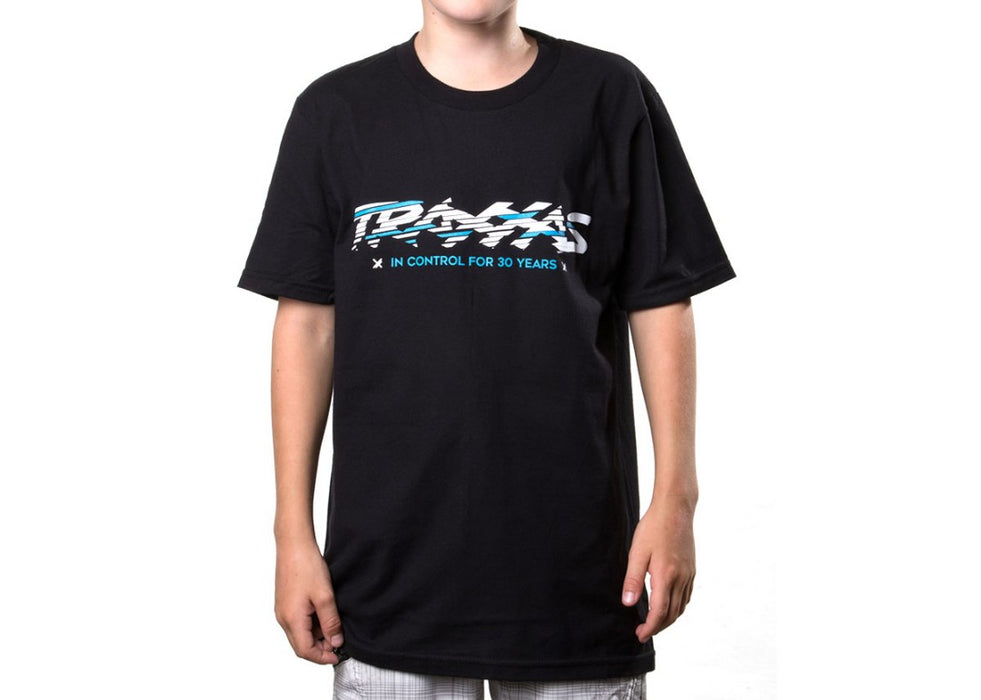 Traxxas Black Tee Sliced Tea Youth Large