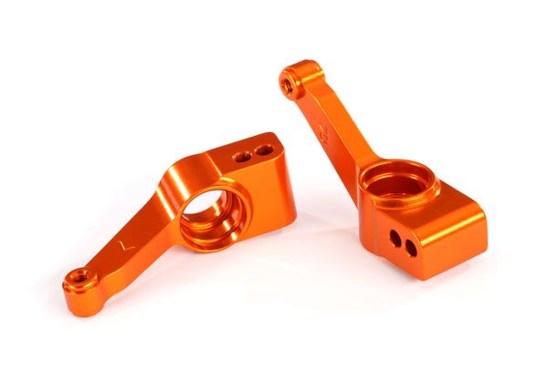 Traxxas Carriers, bout d'essieu (aluminium 6061-T6 anodisé orange) (arrière) (2)