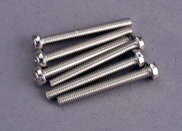 Traxxas 3x25mm Button Head Machine Screw (6)