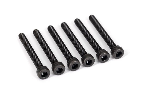 Traxxas Screws, 3x25mm cap-head machine (hex drive) (6)