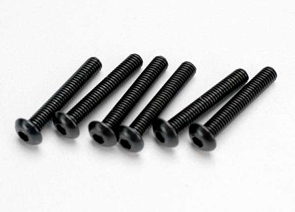 Traxxas 3x18mm Button Head Screws (6)