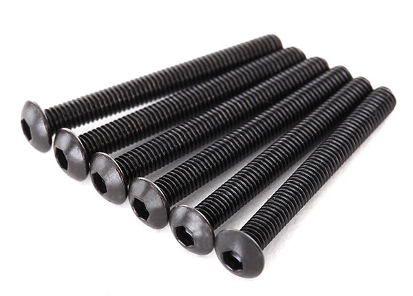 Traxxas 3x27mm Button-Head Machine Screws (6)