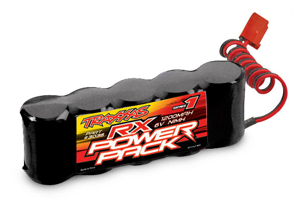 Traxxas 1200mAh 6.0V NiMH Plat RX 18x7x7mm