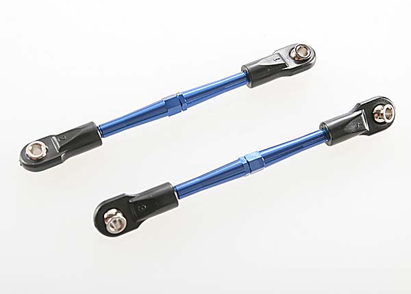 Traxxas 59mm Aluminum Turnbuckle Toe Link (Blue) (2)