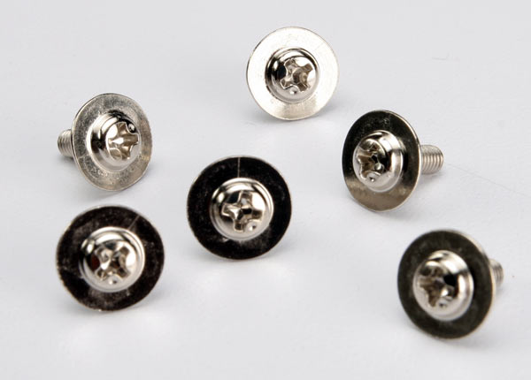 Traxxas 3x8mm Washerhead Screws (6)