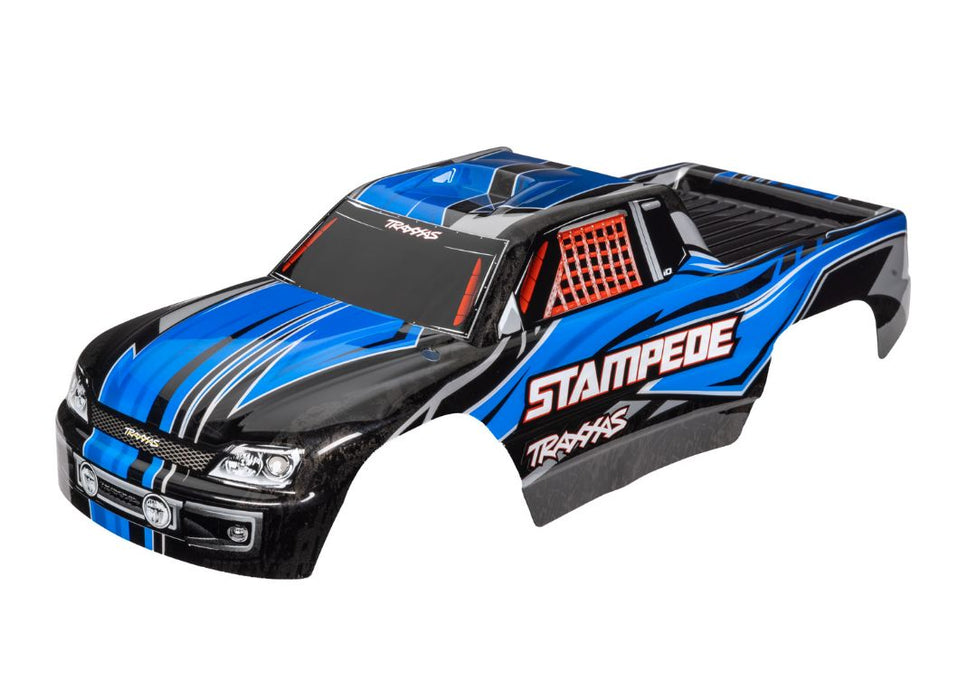 Traxxas Body, Stampede (Also Fits Stampede VXL), Blue (Painted, Decals Applied)