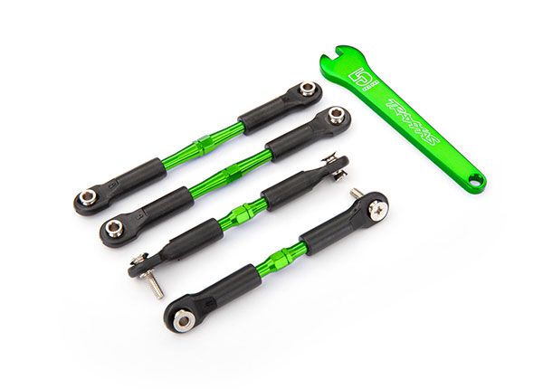 Traxxas Aluminum Turnbuckle Camber Link Set (Green) (4)