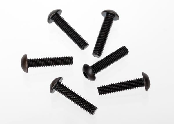 Traxxas Screws, 4x18mm Button-Head Machine (Hex Drive) (6)