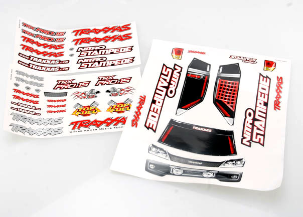 Feuilles de décalcomanies Traxxas, Nitro Stampede