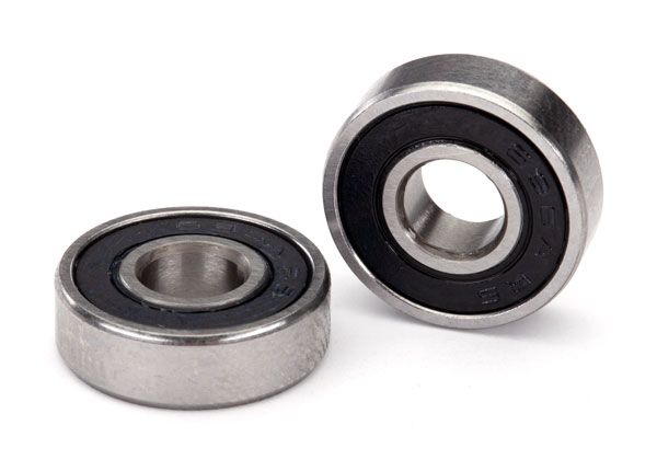 Traxxas Ball bearing, black rubber sealed (6x16x5mm) (2)