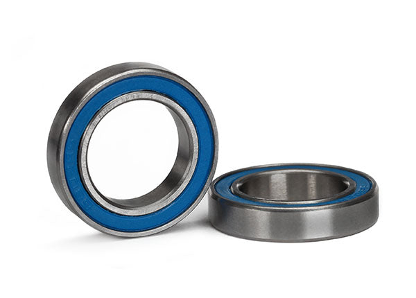 Traxxas Ball bearing, blue rubber sealed (15x24x5mm) (2)