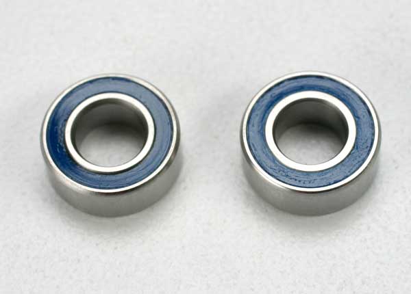 Traxxas Ball Bearing, Blue Rubber Sealed (5x10x4mm) (2)